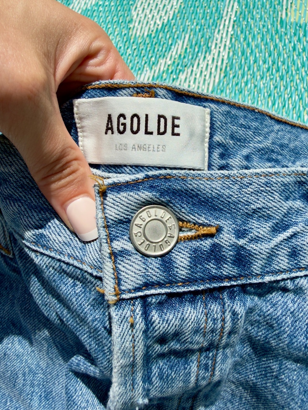 Agolde 90’s pinch waist jeans - Light / medium Blue - Picture 11 of 14